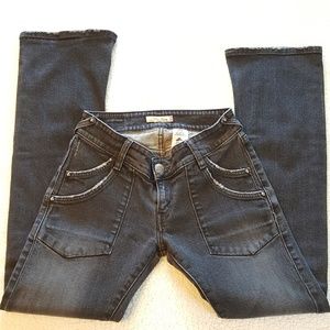 Levi's Vintage 504 Black Slouch Flair Jeans Sz 5M